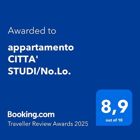 Appartamento Citta' Studi/No.Lo. Milan Extérieur photo